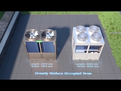 30 - 250kw R410a Refrigerador modular arrefecido a ar com sistema de arrefecimento a ar com trocador de calor de tipo tubo de concha