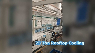 Rooftop HVAC Resfriamento e aquecimento AC