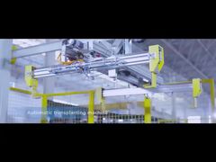 Linha de automação de fábrica Midea HVAC | Processo de montagem do compressor, enchimento de óleo e teste de vazamento