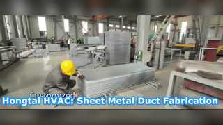 Hongtai HVAC: Fabricação de dutos de chapa metálica – Artesanato por trás de cada projeto