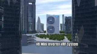 Sistema Mini VRF V8 ultracompacto | Conforto poderoso para vilas modernas