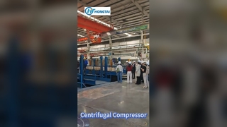 Processo de montagem do condensador e evaporador de precisão do resfriador centrífugo refrigerado a água
